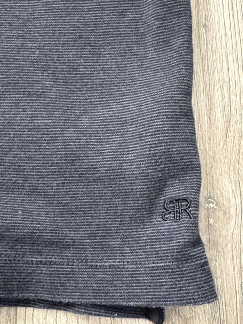 Banana Republic Men's Charcoal Cotton Polo Shirt Size L